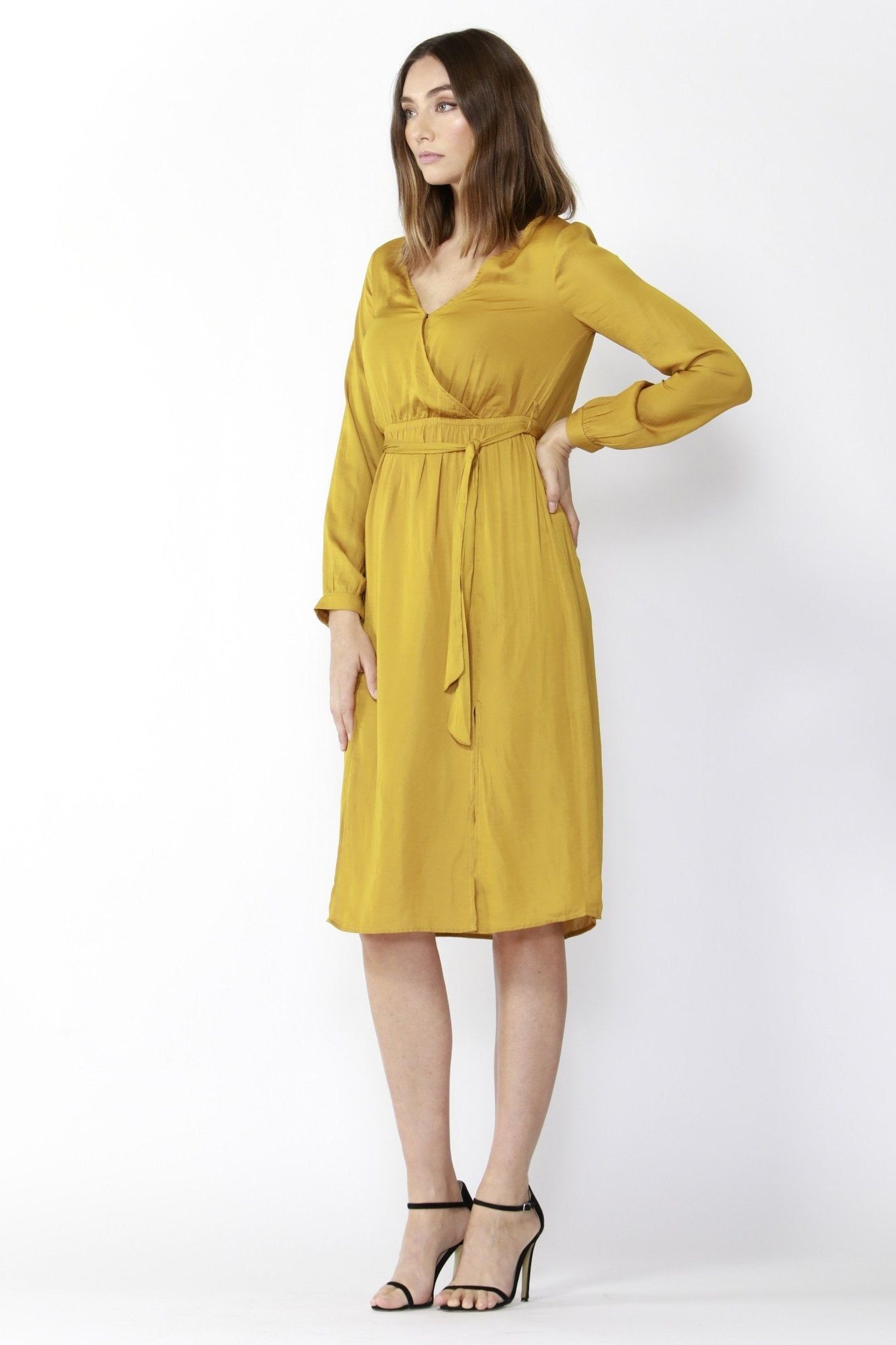 Fate + Becker On The Run Dress in Amber - Hey Sara